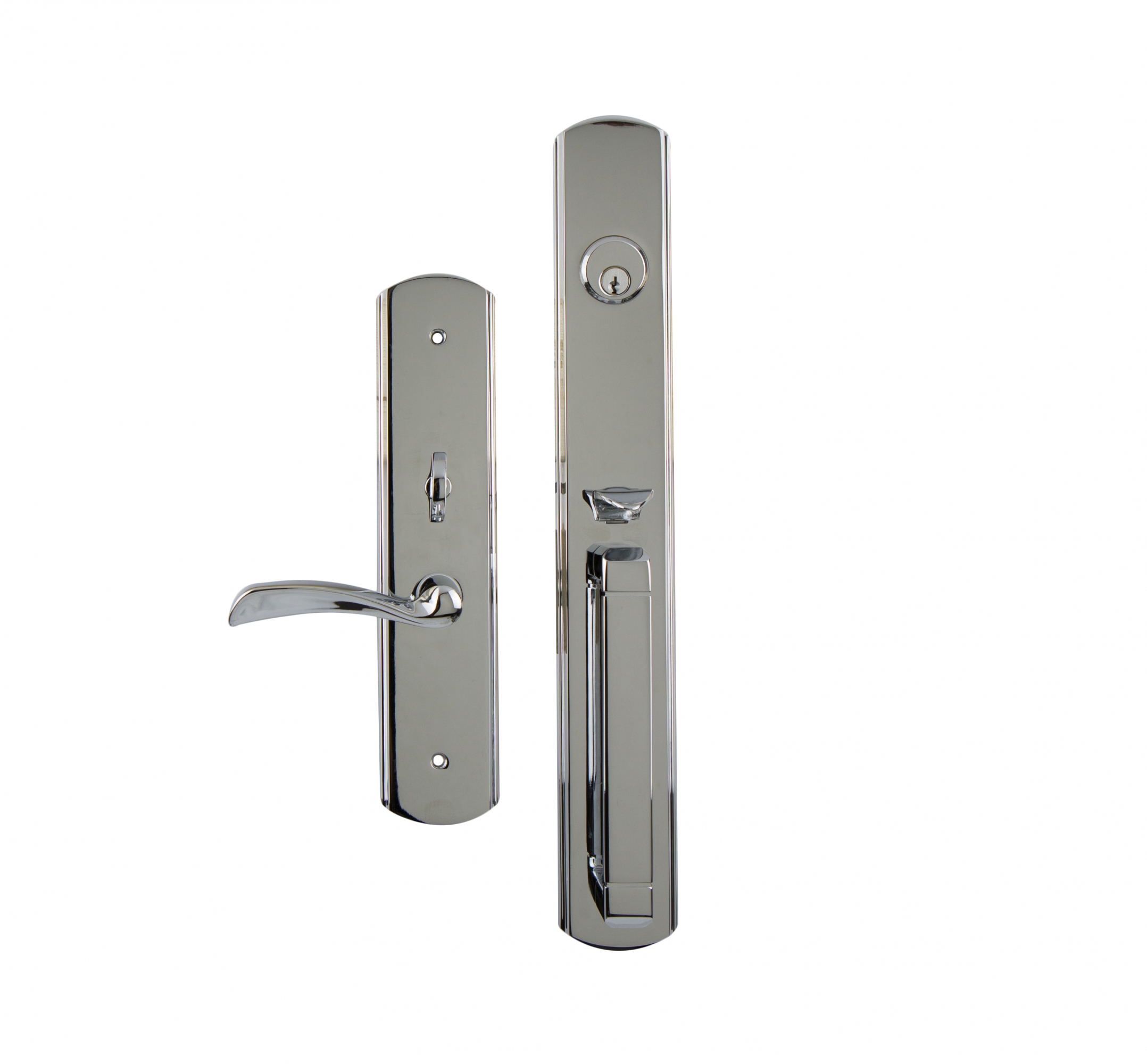 The Metro – Mortise – Polished Chrome Door Handle
